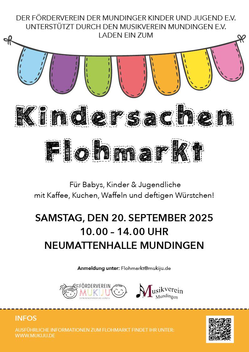 Kindersachenflohmarkt 20.09.2025 