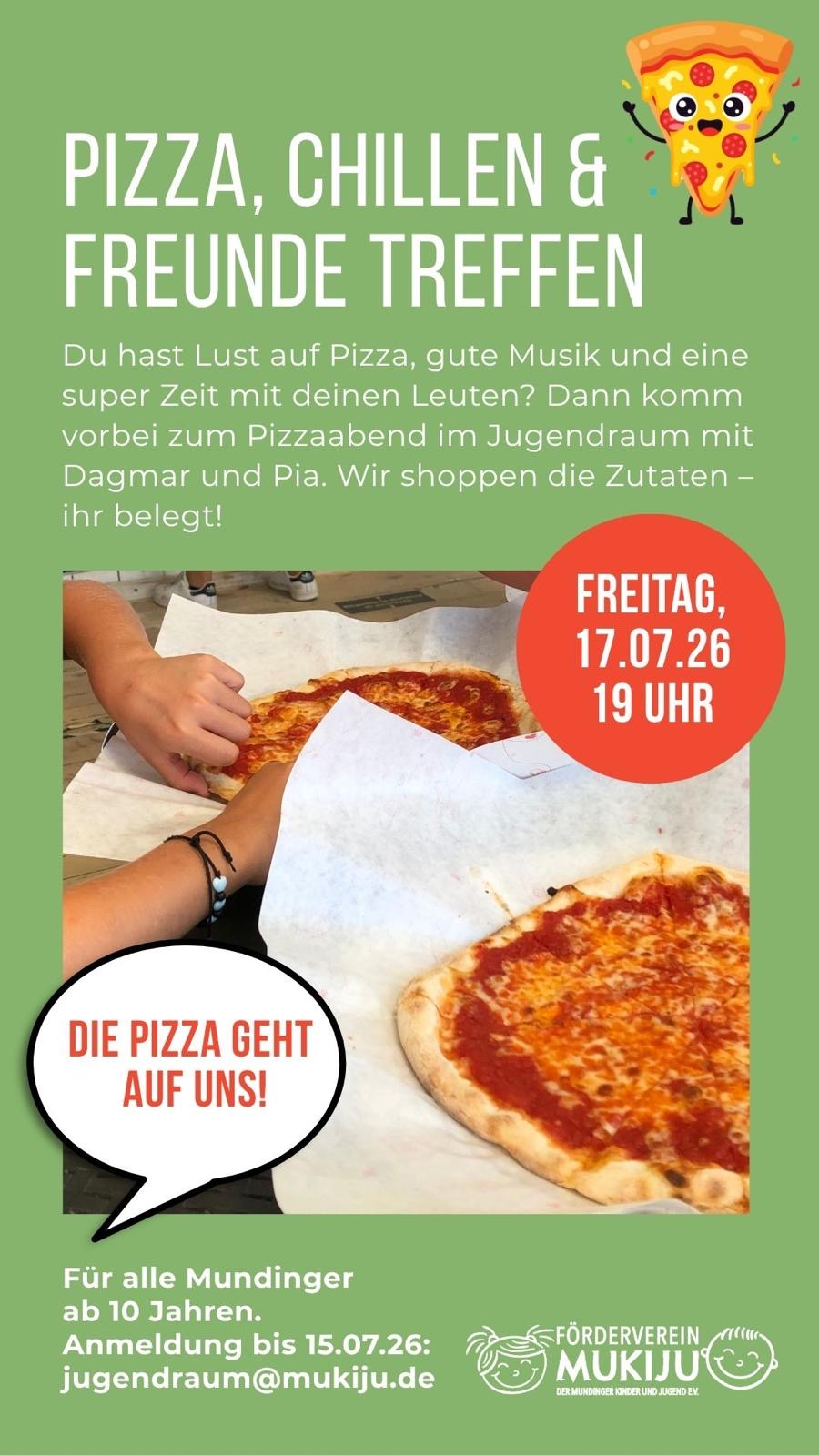 Pizzaabend im Jugendraum